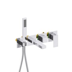 Aquatek AQ1644CR AQ1644CR ЛИБРА смеситель для ванны встроенный (внешняя и скрытая часть) фото