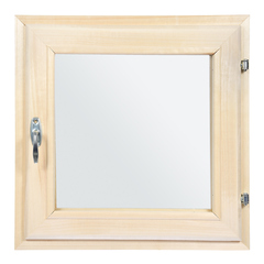 Форточка в парную 0,5Вх0,5Ш м с ручкой, затвором, петлями.