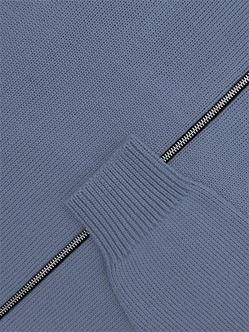 Толстовка на замке из мягкой шерсти