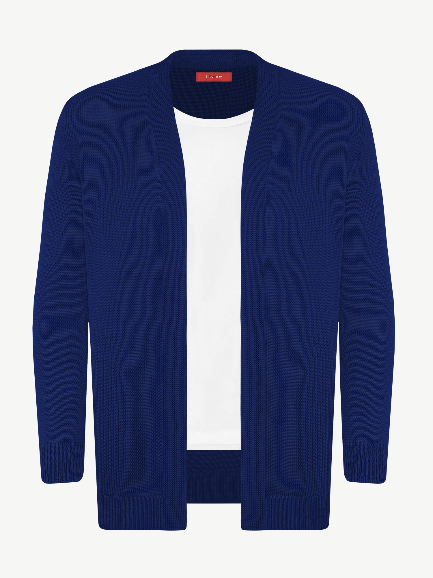 Кардиган с планкой из шелка