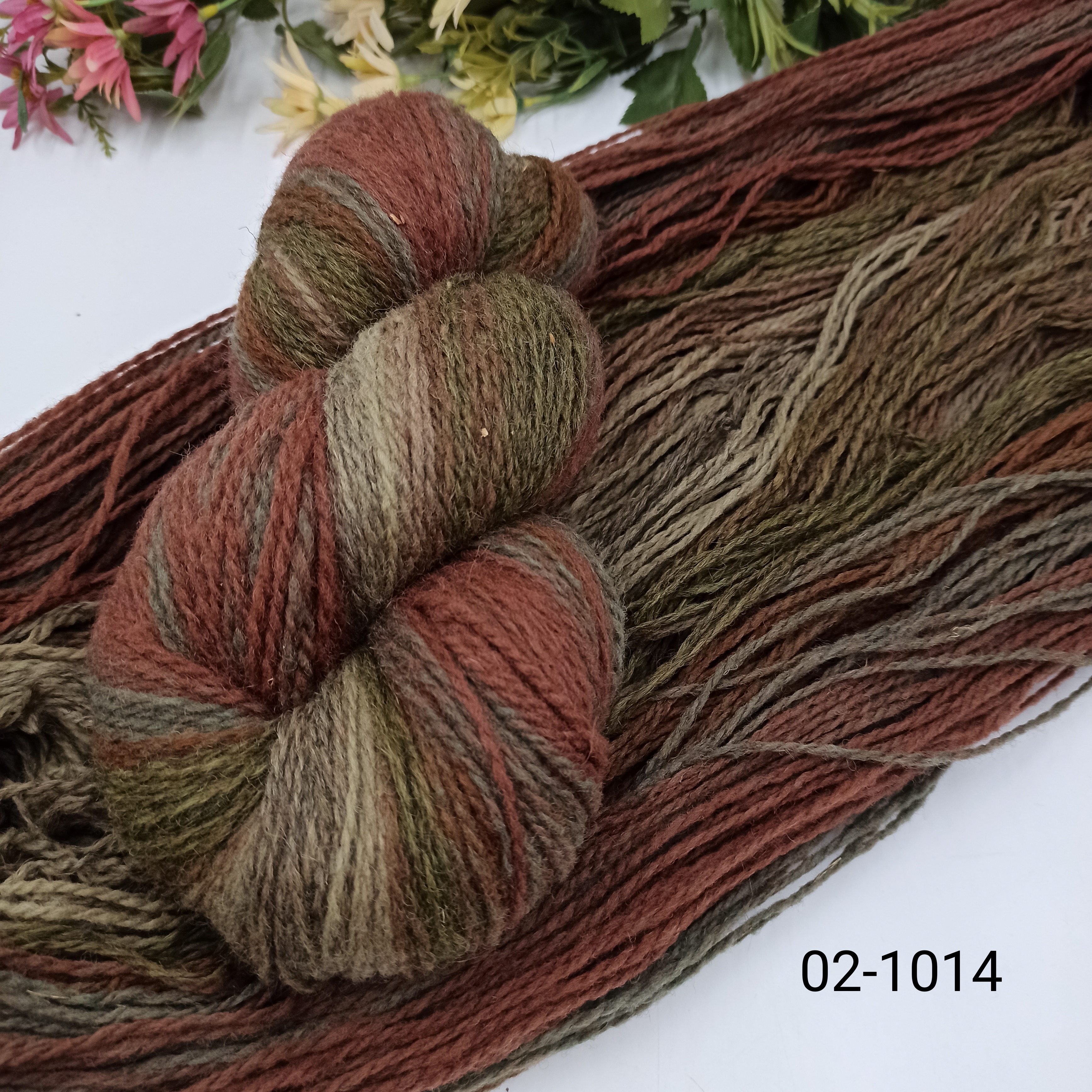 Дундага 6/2 шерсть секционного окрашивания 02-1014