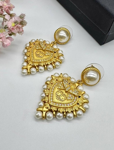 Серьги Dolce&G подвеской сердце