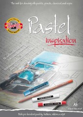 Бумага для пастели А4 220 г/м2 20л с 20 эскизами, белая, склейка