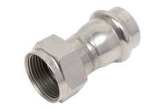 Соединитель Valtec с накидной гайкой нерж. сталь 22х3/4