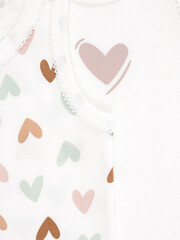 набор майка  для девочки  К 1181-2уп/сахар,конфетти из сердечек