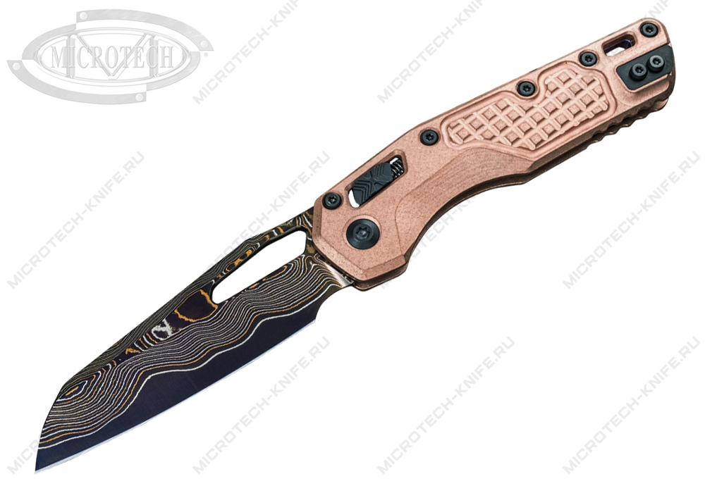 Нож Microtech MSI 210-16FRMS3 Marfione Select Frag Copper Damascus Purple