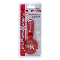 Клемма массы магнитная 200А, круглая, диаметр 55мм., 16LBS/17кг. (РемоКолор) 73-0-208