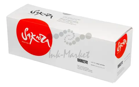 Картридж Sakura 106R02741 для XEROX, черный, 25900 к.