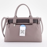 Сумка Саломея 2006 наппа тауп + шоколад