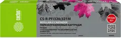 Картридж перезаправляемый струйный Cactus CS-R-PFI320, 321M PFI320, 321M пурпурный (260мл) для Canon imagePROGRAF TM-200, 200MFP, 205, 300, 300MFP, 305