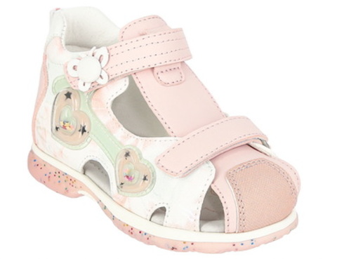Кедберри сандалии летние р.19-22 бел/роз   HEK_11672_white-pink