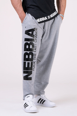 Штаны NEBBIA Beast Mode On iconic sweatpants 186 GREY