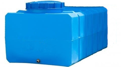 Ёмкость пластиковая пищевая АКПОЛ 400 л. прямоугольная (142x63x58см;15кг;синий) - арт.555008