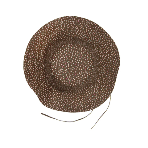 Шляпа Marzipan Brown Flowers
