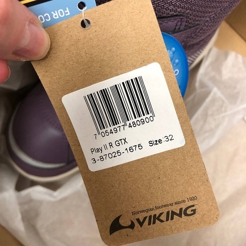 Ботинки Viking Play II R GTX Purple/Light Lilac - уценка
