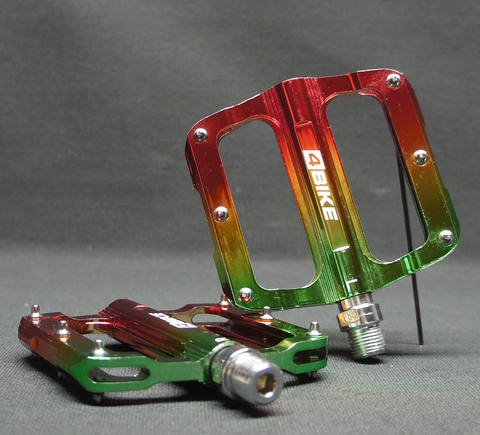 Педали для велосипеда 4BIKE K306OR-OIL оранжевый градиент