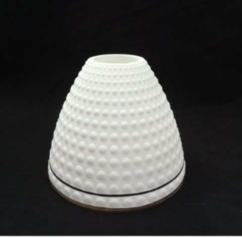 Плафон стеклянный "Конус-пузырь"