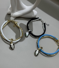 braslet-dvojnoj-serpenty-s-podveskoj-zmeya-iz-stali