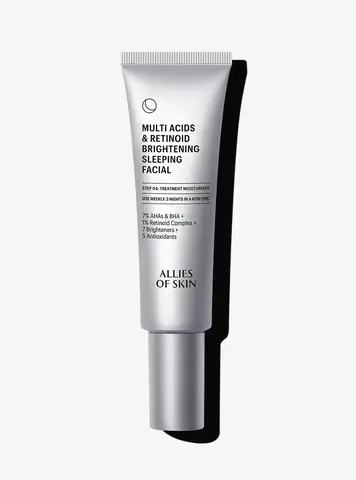 Пилинг ночной мультикислотный Allies of Skin Multi Acids&Retinoid Brightening Sleeping Facial 48 мл