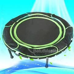 Каркасный батут, диаметр 3,3 фт, черно-зеленый