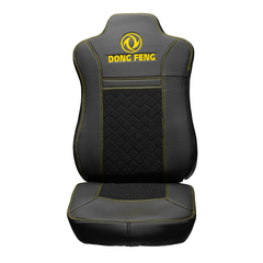 Чехлы DONGFENG GX (экокожа, черный, желтая строчка)