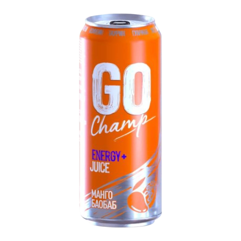 Напиток GO CHAMP манго-баобаб 0,43л