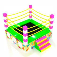 Батутная арена «Чемпион» 2,6×2,6×2,45 м