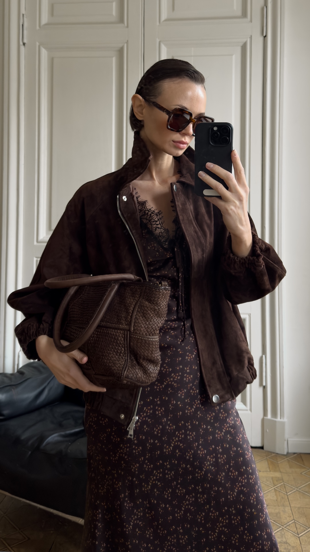 Замшевый бомбер LIMITED EDITION