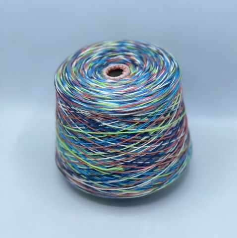 Бобинная пряжа, Calzeteria, 267м. 75% Меринос, 25% Полиамид, Подводный мир, 37577