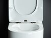 Ceramica Nova Mia CN1801 Напольный пристенный унитаз с бачком с ультра тонким сидением с функцией плавного закрытия, цвет: белый