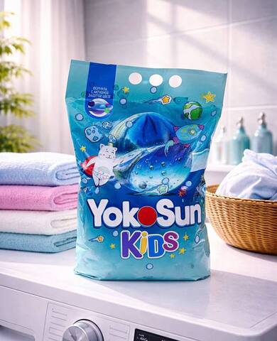 Yokosun kids Порошок для стирки детского белья 3кг