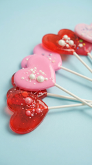 Карамель леденцовая «Сердце» на основе подсластителя изомальт