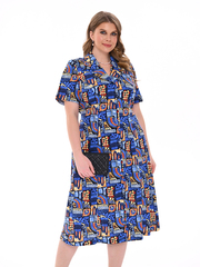 4536 Халат на пуговицах