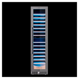 Винный шкаф MEYVEL MV106-KST2 (Slim) 385 л 450х695х1800 мм черный