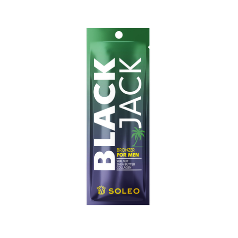 Бронзатор для загара BLACK JACK, Soleo, мужской, 15мл, саше