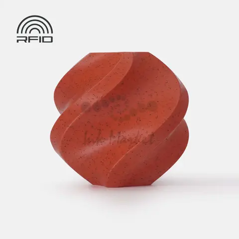Пластик для 3D-печати Bambu Lab PLA Marble, 1.75 мм, 1 кг, красный гранит (Red Granite), на катушке, A07-R5-1.75-1000-SPL