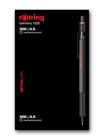 Карандаш механический Rotring 500 0.5 mm черный (1904725)