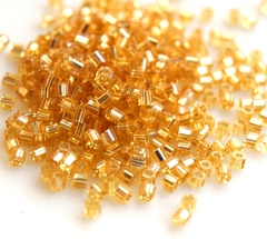 Бисер Тохо Hexagon 11/0 0022 светло-золотистый