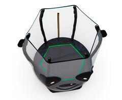 Батут DFC LANGXUN PANDA 55 дюймов с сеткой