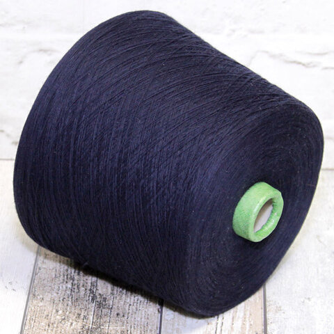 Хлопок 100% TESSILI BRESCIANE TEXAS 3/50 темно-синий