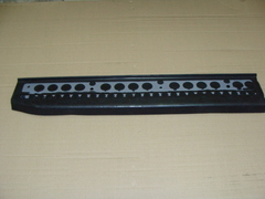 Накладка порога УАЗ-3163 передняя левая (резина)