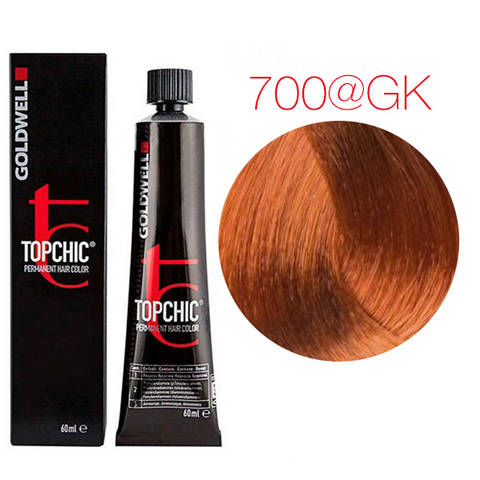 Goldwell Topchic 7OO@GK (сочный апельсиновый с золотисто-медным сиянием) - Cтойкая крем краска