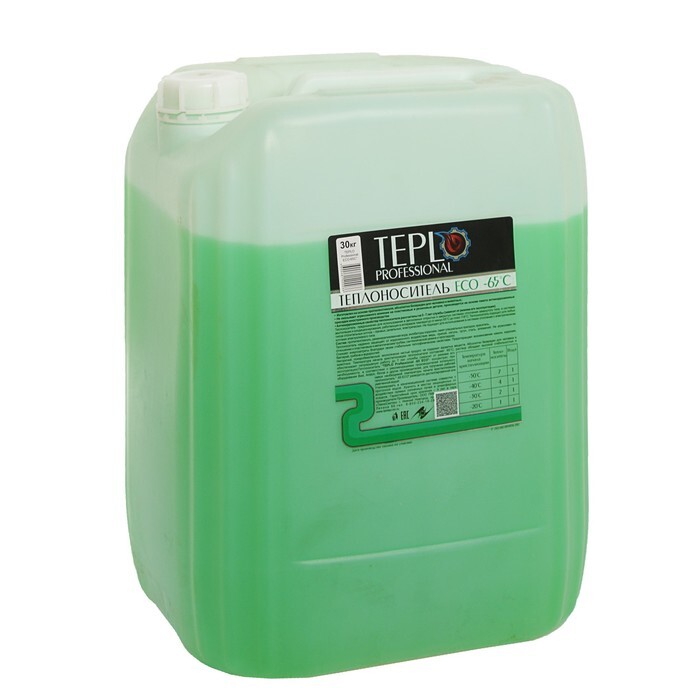 Теплоноситель TEPLO Professional ECO - 65, основа пропиленгликоль ...