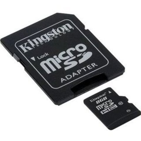 Карта памяти Kingston 8GB microSDHC Class 10