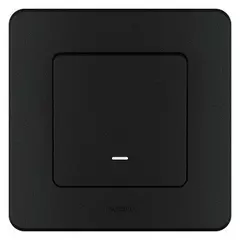 INSPIRIA Выключатель 1-кл. с подсветкой антрацит 673613