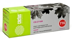 Картридж лазерный Cactus CS-C716M 716 M пурпурный (1500стр.) для Canon i-Sensys MF8030, MF8030cn, MF8050, LBP 5050