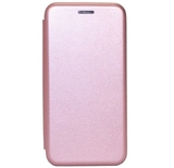 Чехол-книжка из эко-кожи Deppa Clamshell для Samsung Galaxy S6 Edge (Розовое золото)