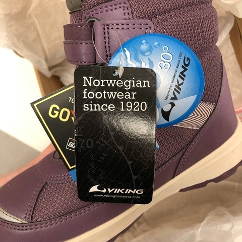 Зимние ботинки Viking Play II R GTX Purple/Light Lilac с уценкой