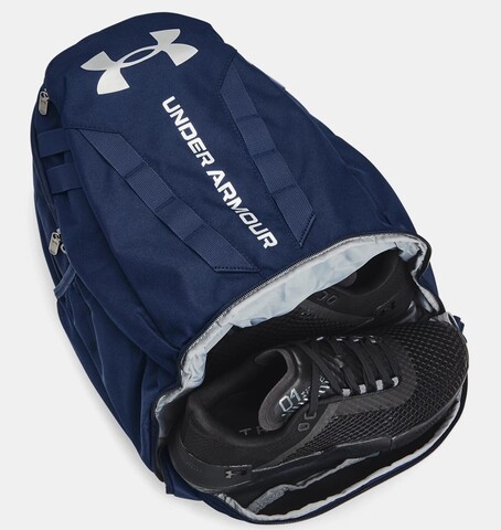 Картинка рюкзак городской Under Armour Hustle 5.0 Backpack синий - 3