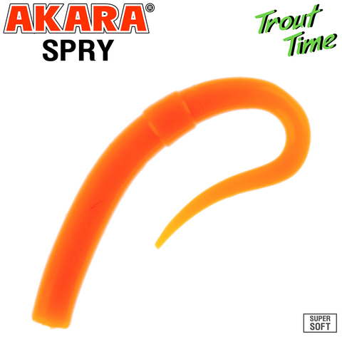 Силиконовая приманка Akara Trout Time SPRY 3.1 Cheese 100 (10 шт.)